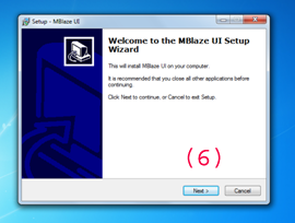 mblaze ui setup
